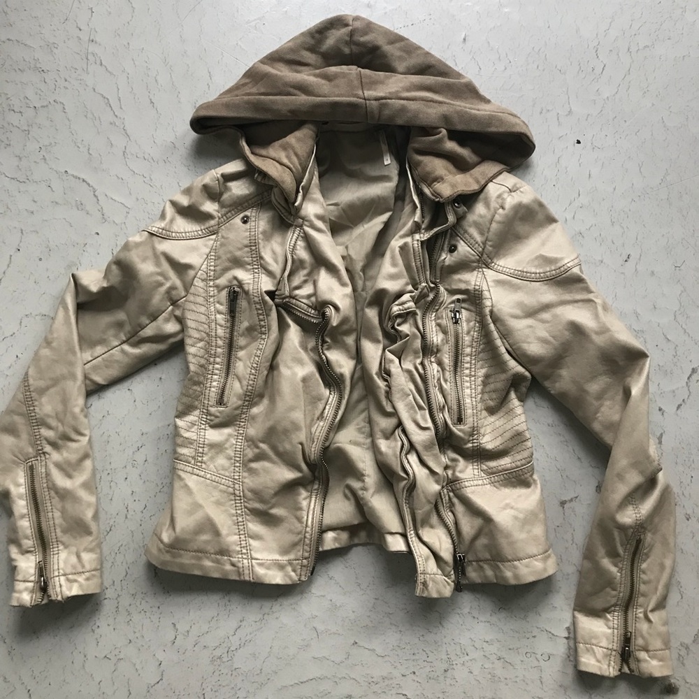 Free People leather jacket